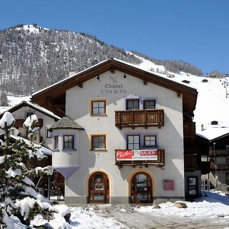 Chalet C'Est La Vie Livigno Exteriör bild